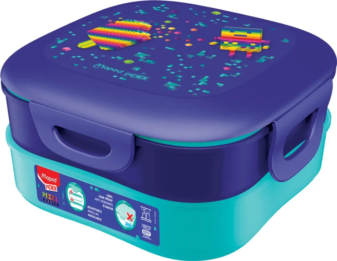 Maped Picnik Pixel Party Brooddoos 3-in-1 1,4L
