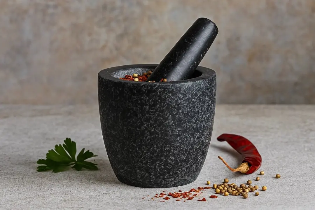 Cookinglife Vijzel Graniet - Zwart ø 13 cm