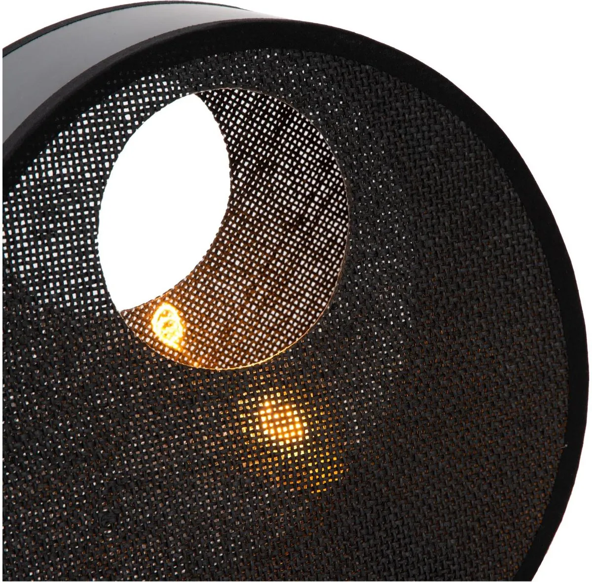 Lucide Loxia Tafellamp Ø26,5cm - 1xE14 - Zwart