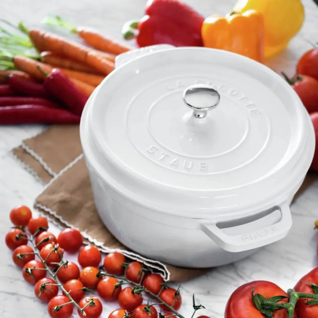 Staub Cocotte 26cm - 5,25L - Wit