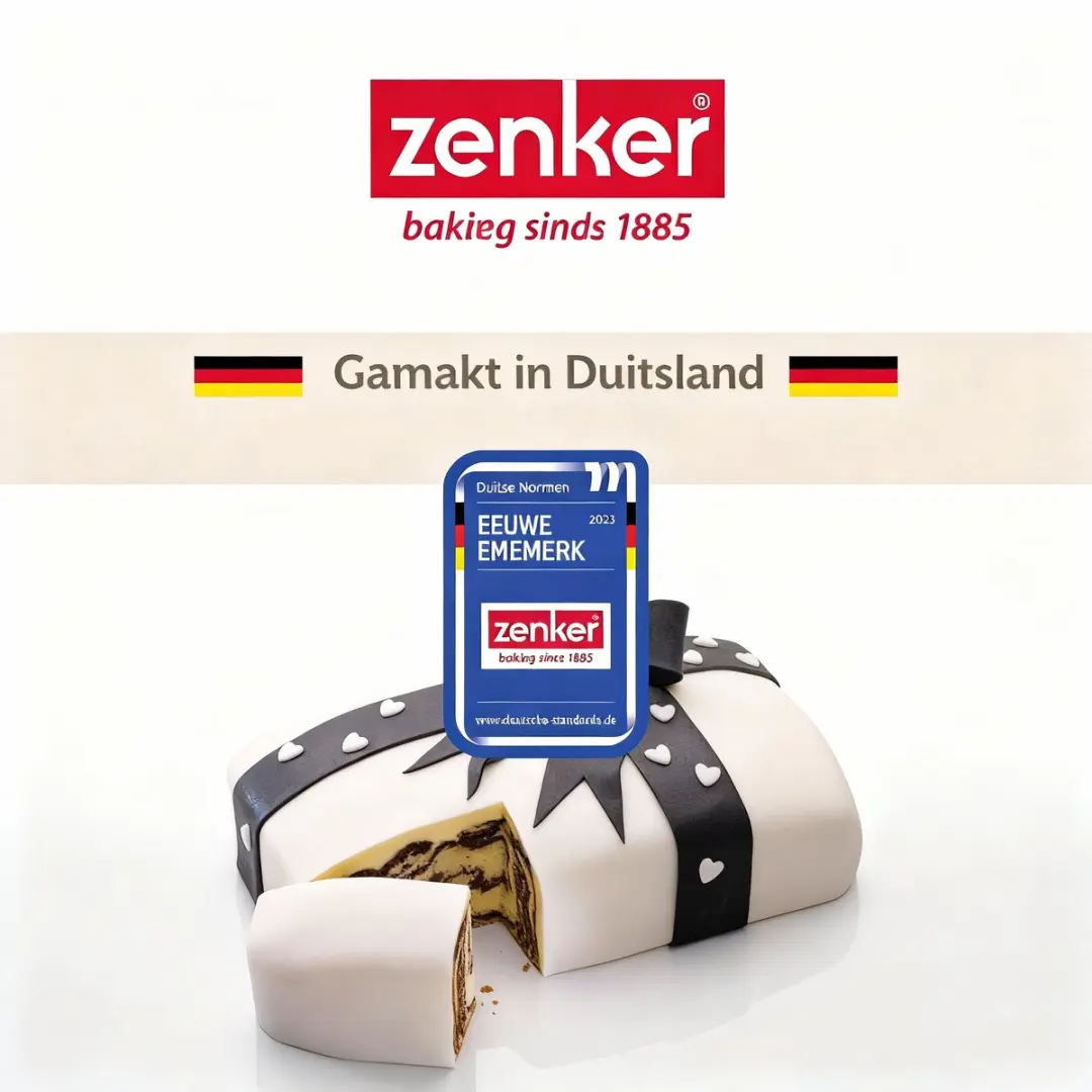 Zenker Smart Pastry Rechthoekige Springvorm 28x18cm - Wit/Zwart