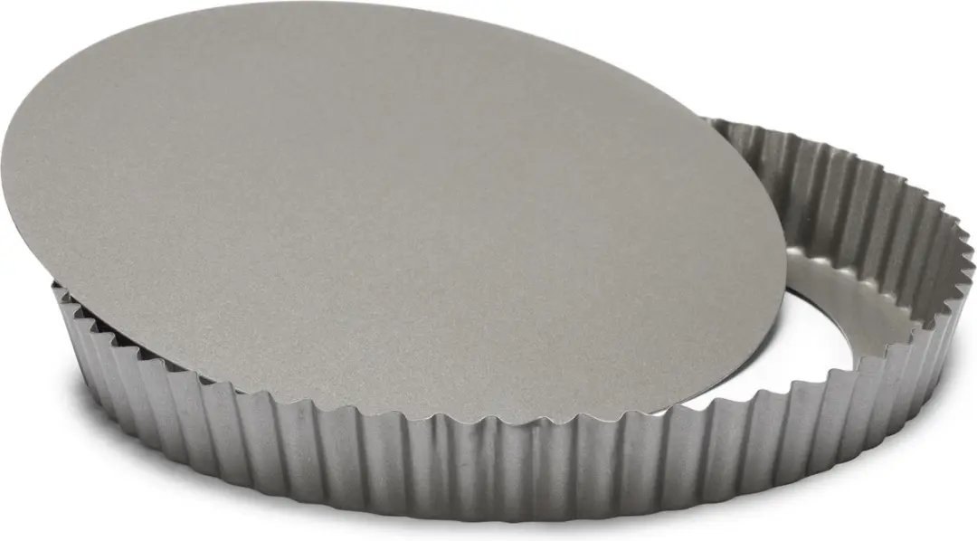 Patisse Quichevorm Carat Losse Bodem 28cm - Zilver