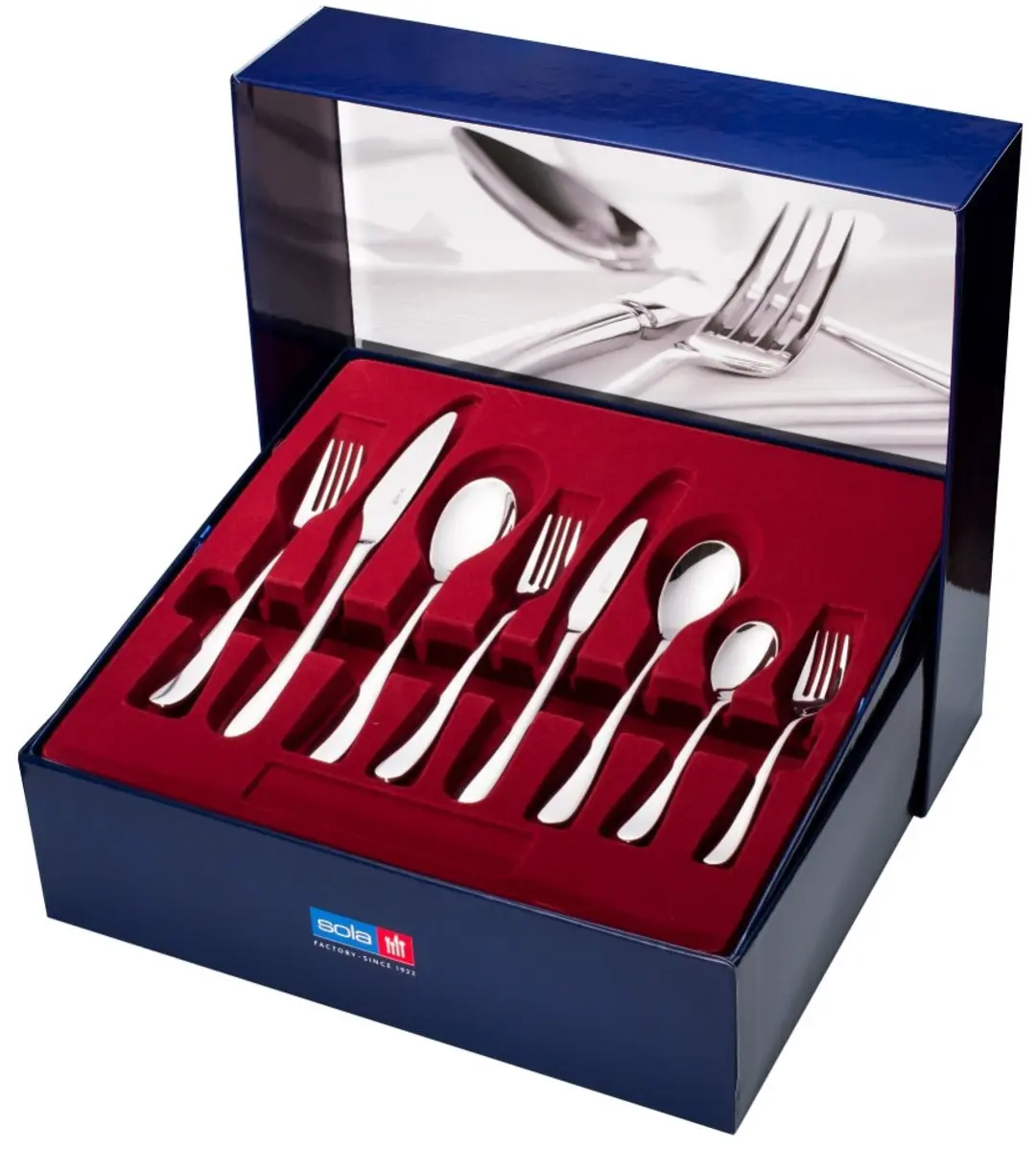 Sola Oase Bestekset 90-delig - 12 Personen - Zilver