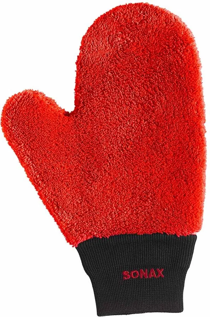 Sonax Microvezel Washandschoen - Rood