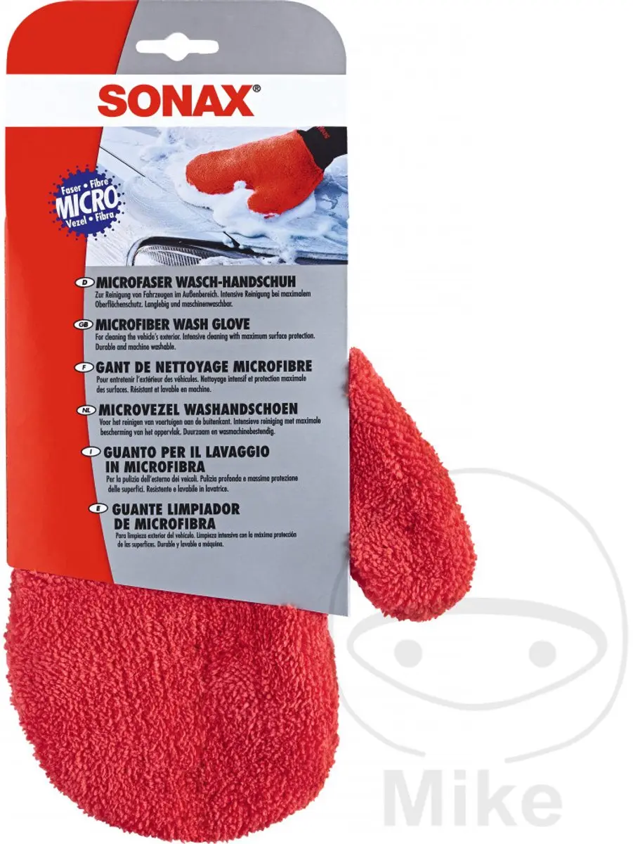 Sonax Microvezel Washandschoen - Rood