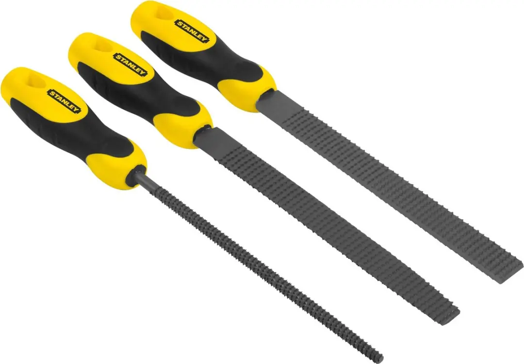 Stanley 3-delige Set Rasp Bastaard 200mm