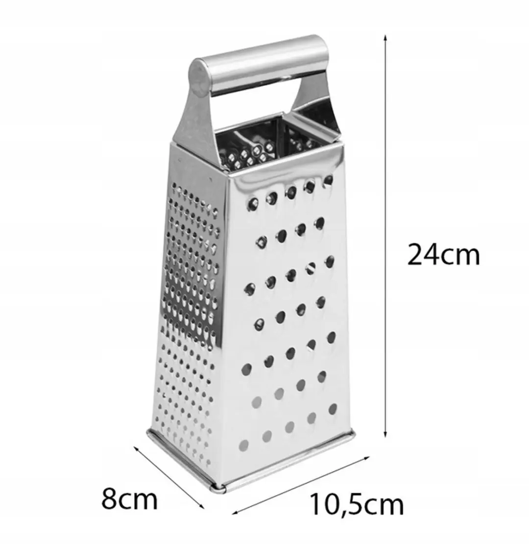 Meyerhoff Keukenrasp 4-Zijdig RVS 24cm - Zilver