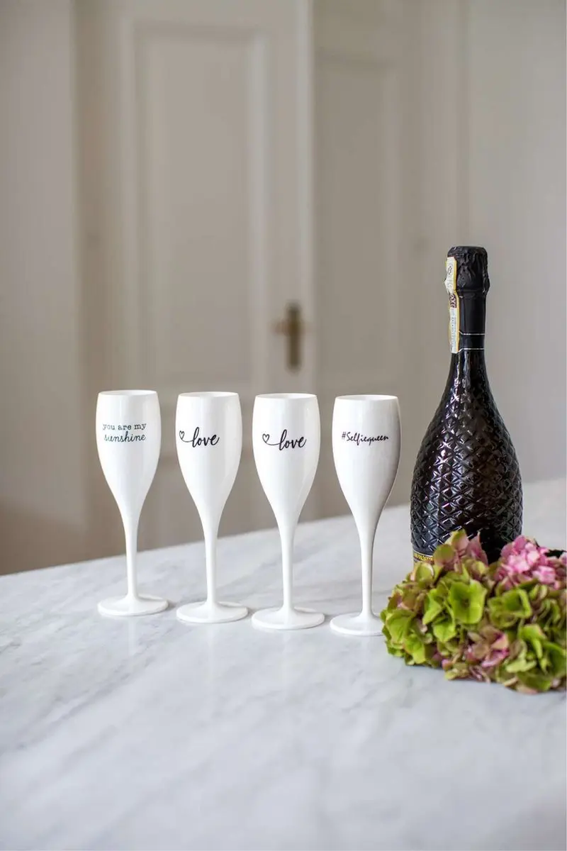Koziol Superglas Cheers No. 1 Champagneglas - Wit