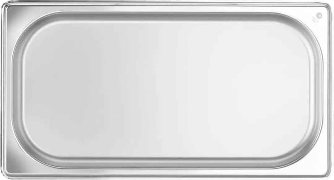 HENDI GN Container 1/3 0,8L - Roestvrij staal - 325x176x20mm