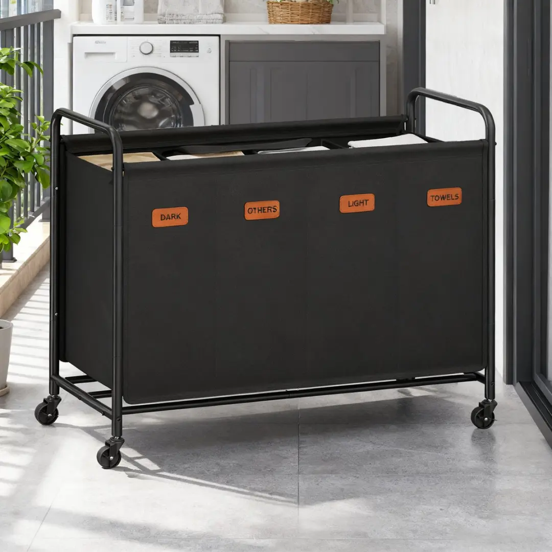Songmics Wasmand RLS460B01 - 200L - 2 Vakken