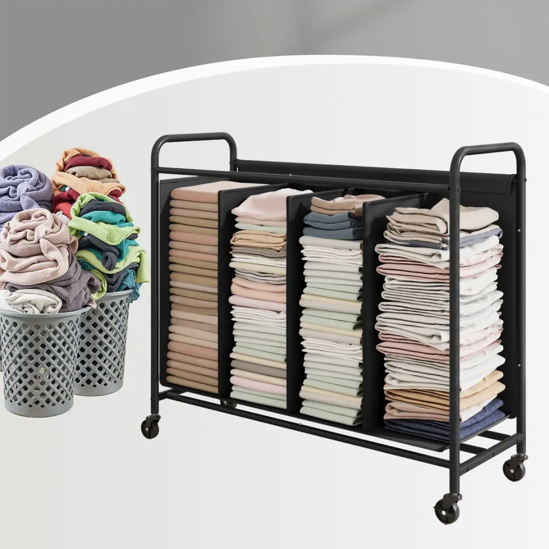Songmics Wasmand RLS460B01 - 200L - 2 Vakken - afbeelding 6 van 6