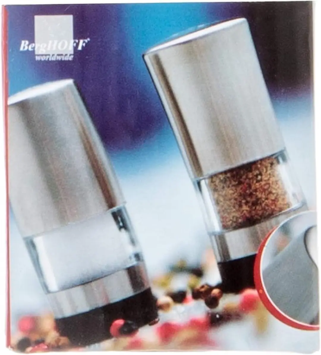 BergHOFF Geminis Peper & Zoutstel - Zilver