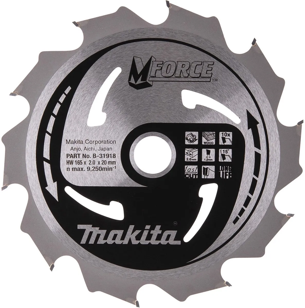 Makita Mforce Cirkelzaagblad B-31918