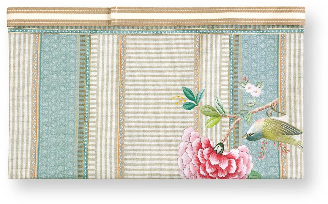 Pip Studio Blushing Birds Kookschort - Khaki Katoen