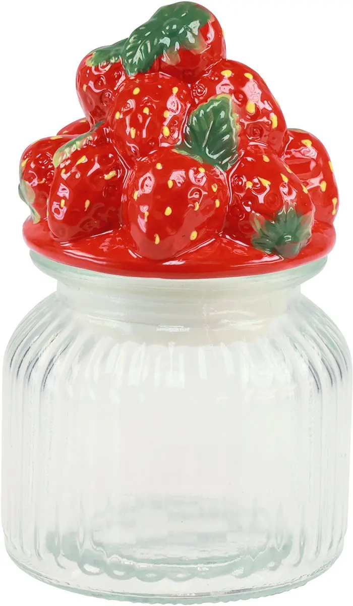 Decoris Voorraadpot Aardbei 1000ml