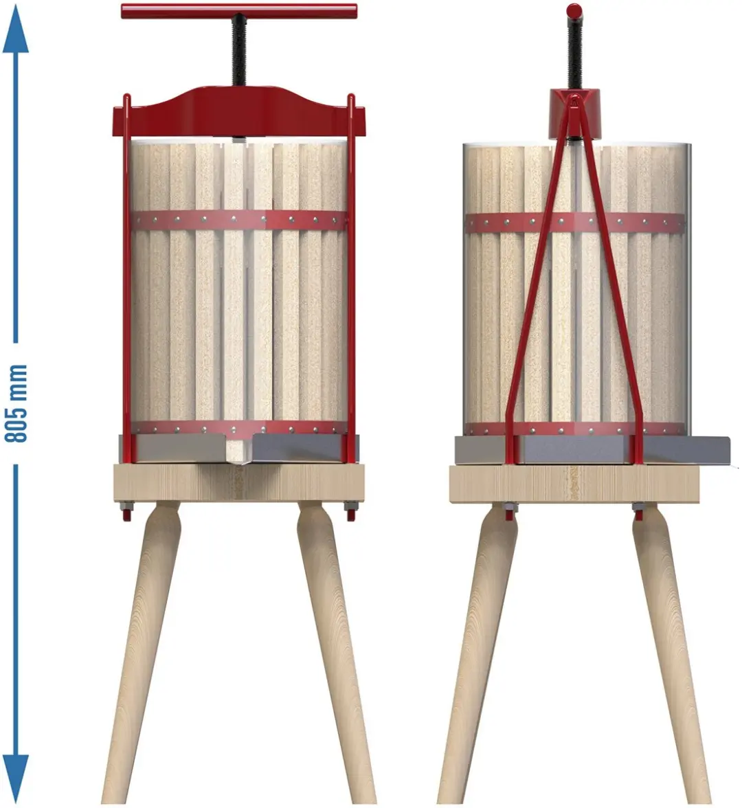 Browin Handmatige Fruitpers 10L - Rood