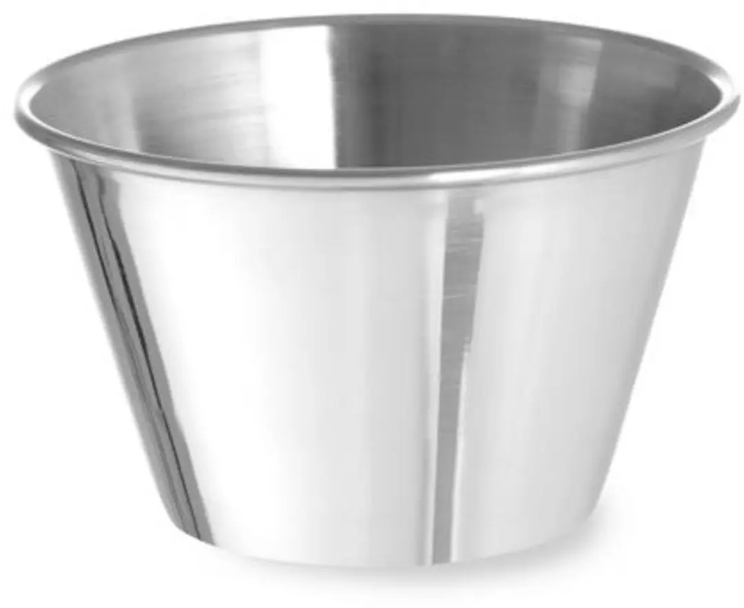 HENDI Ramekins 400043 - 12 Stuks 0,175L - Zilver