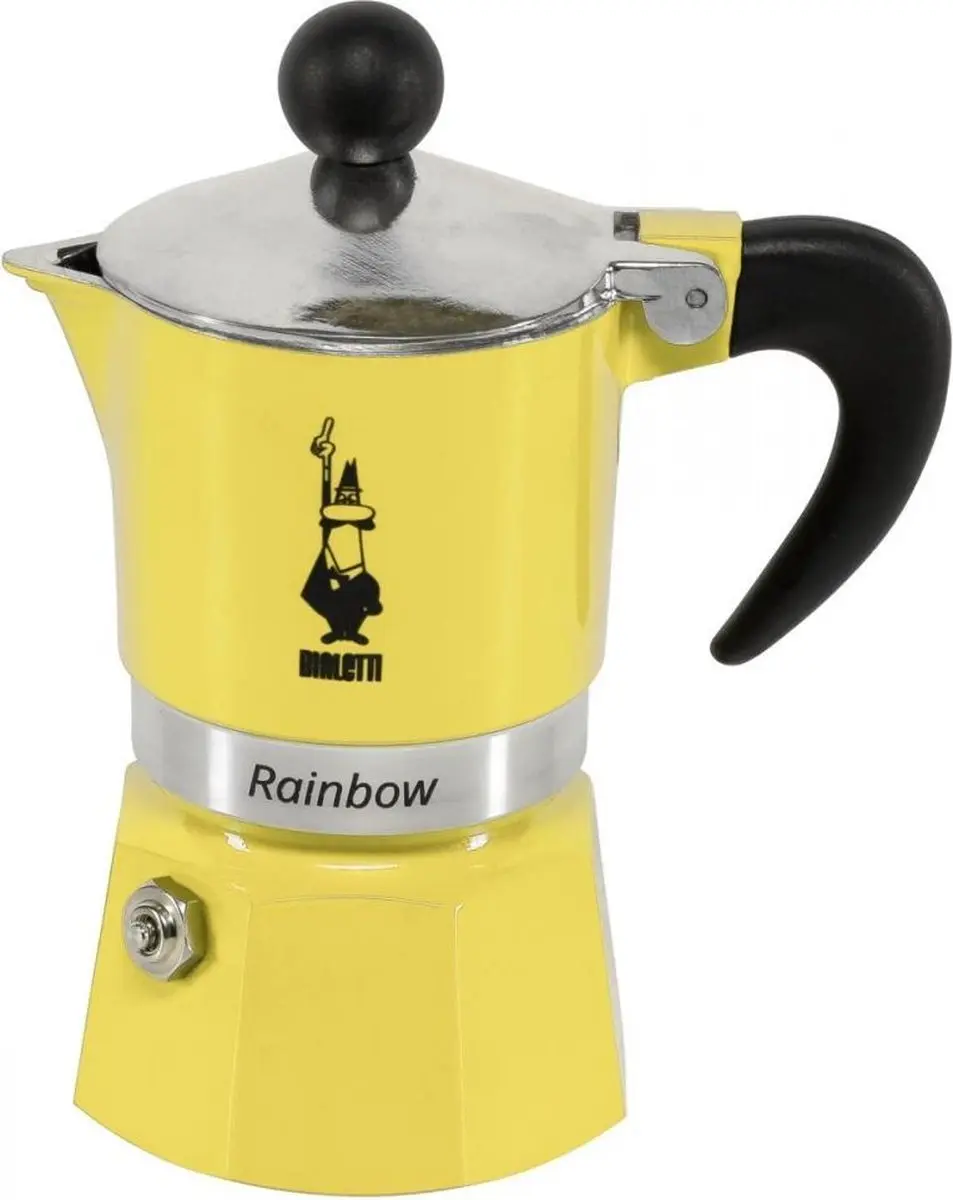 Bialetti Rainbow Percolator 1 Kop - Geel