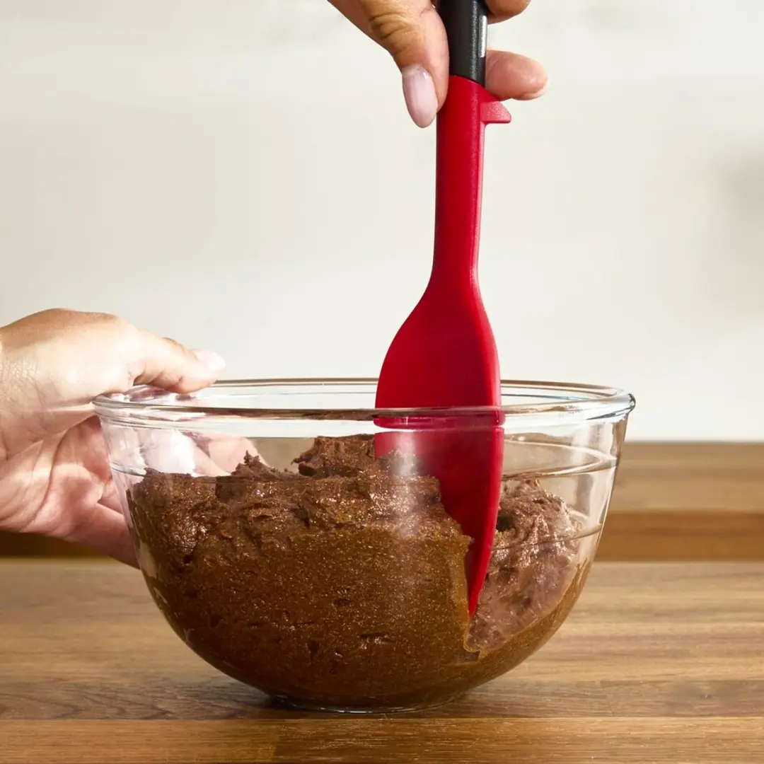 Tefal Ingenio Plus Siliconen Lepelspatel - Zwart & Rood