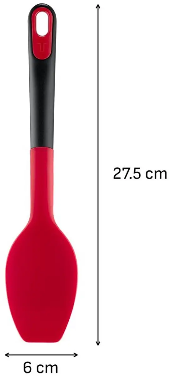 Tefal Ingenio Plus Siliconen Lepelspatel - Zwart & Rood