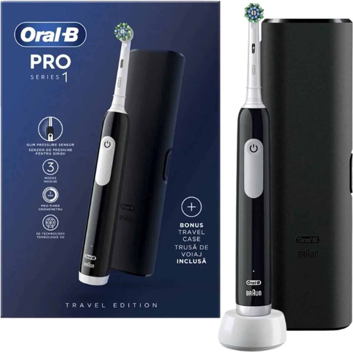 Oral-B PRO 1 Black Elektrische Tandenborstel