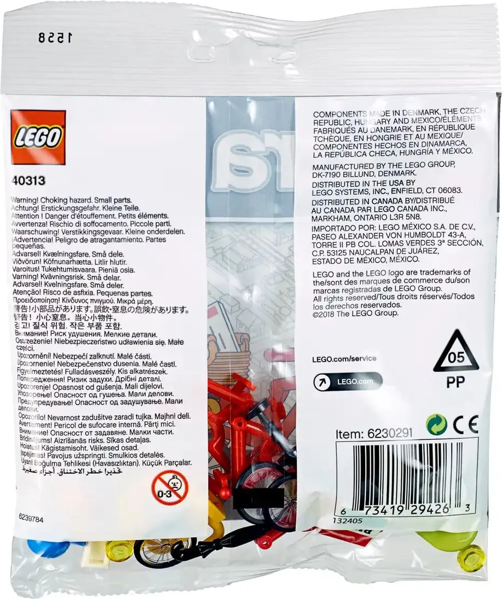 LEGO Xtra Fietsen 40313 - 21 Stukken - Multikleur
