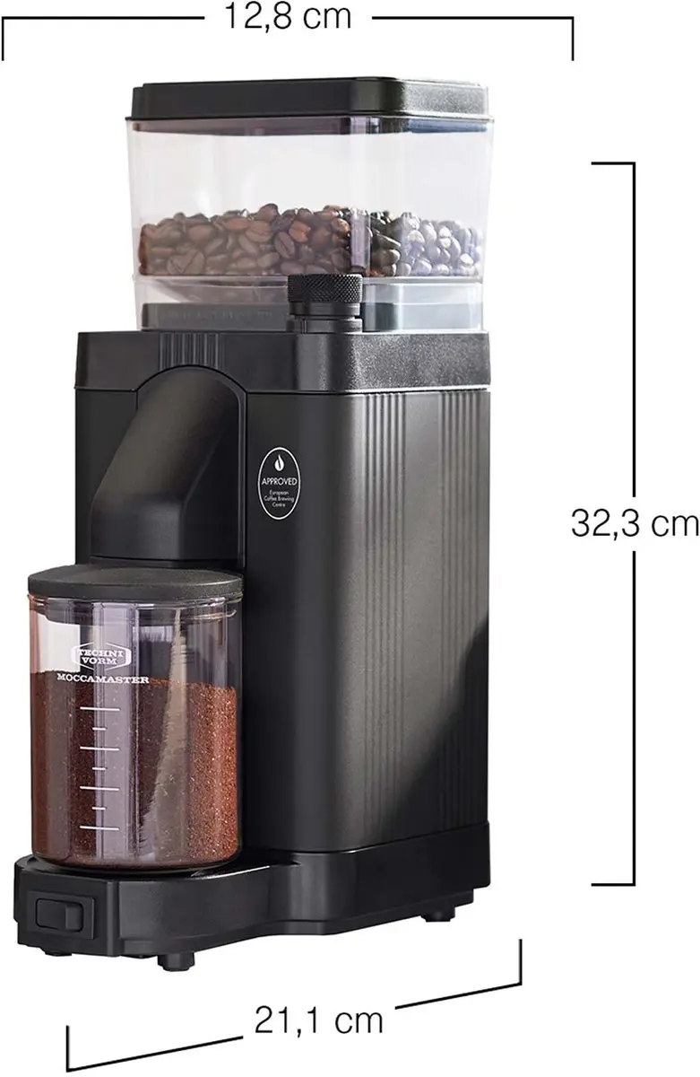 Moccamaster KM5 Koffiemolen - Matt Black
