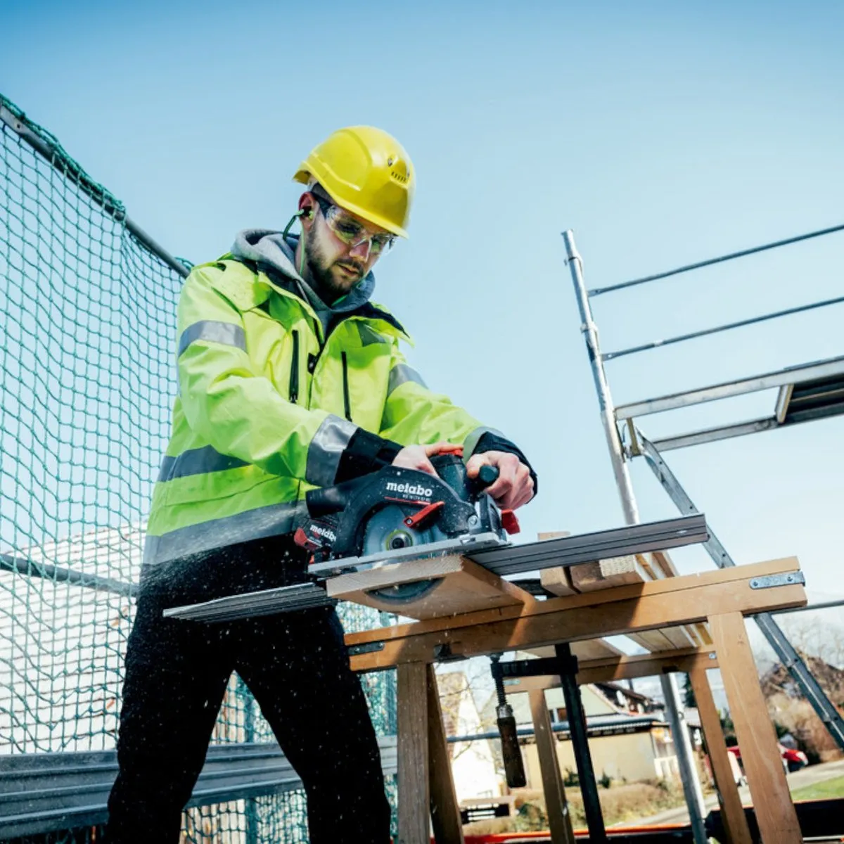 Metabo KS 18 LTX 57 BL Accucirkelzaag 165mm - met KFS 44 Zaagrail 440mm