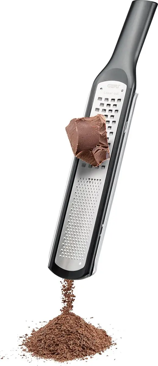 GEFU Rafino Fijne & Grove Rasp 32,4cm - 2-in-1 - Zwart
