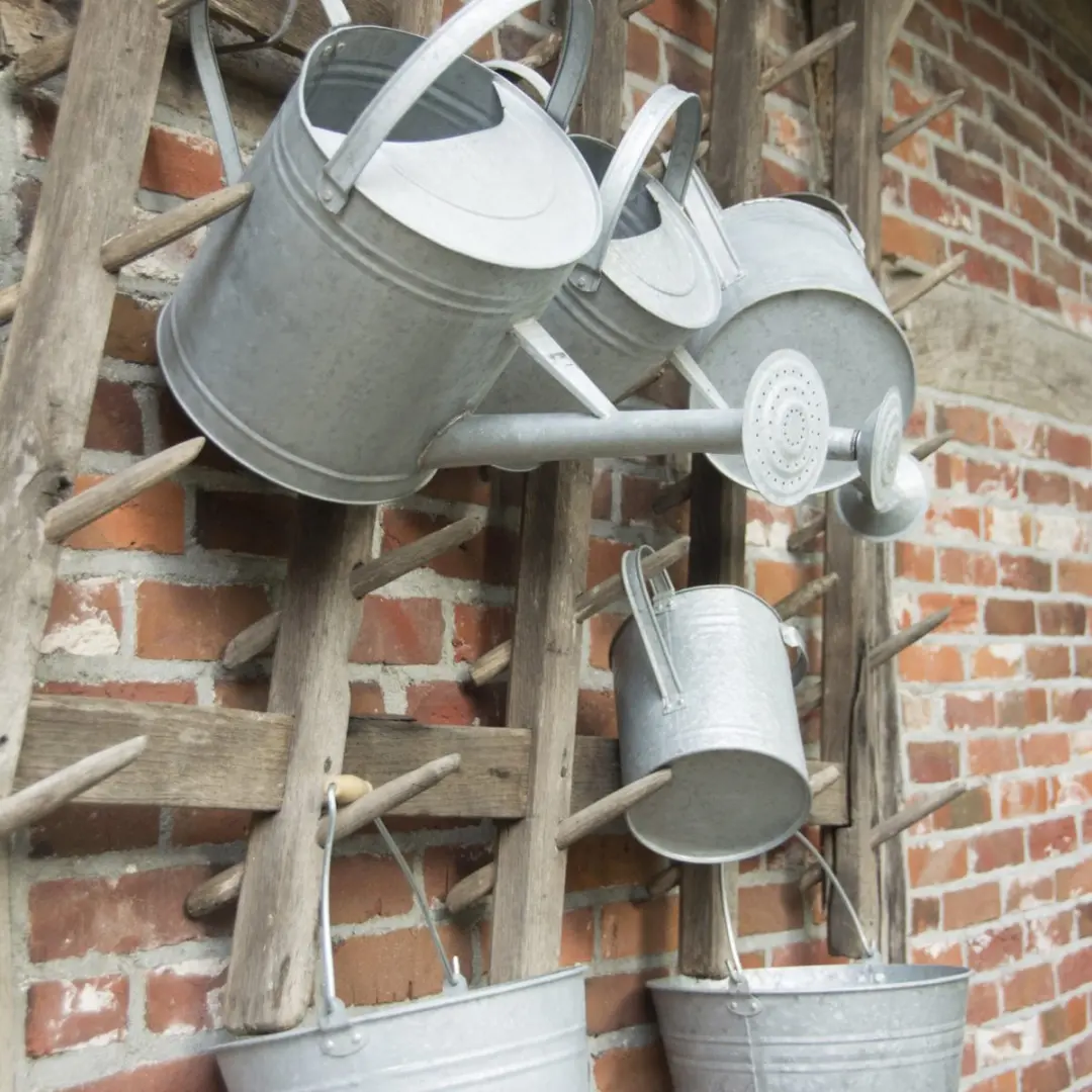 Esschert Design Zinken Plantenpot 5L - Zilver - afbeelding 6 van 6