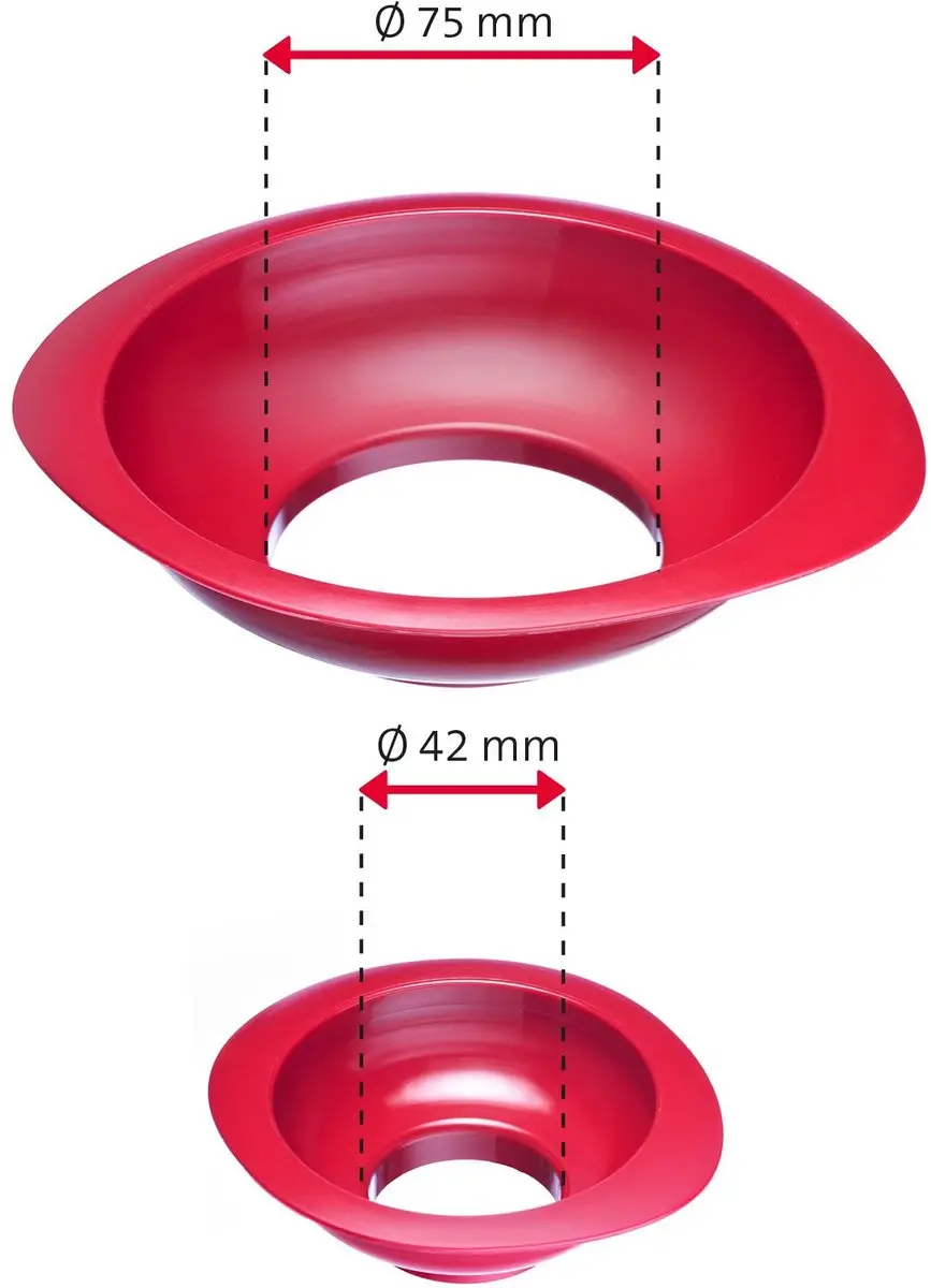 Westmark Passeerzeefset 3-delig - Ø20cm - RVS/Kunststof/Katoen