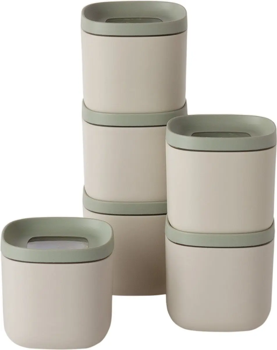 BergHOFF LEO 6-delige Voedselcontainer Set - Groen - afbeelding 6 van 6