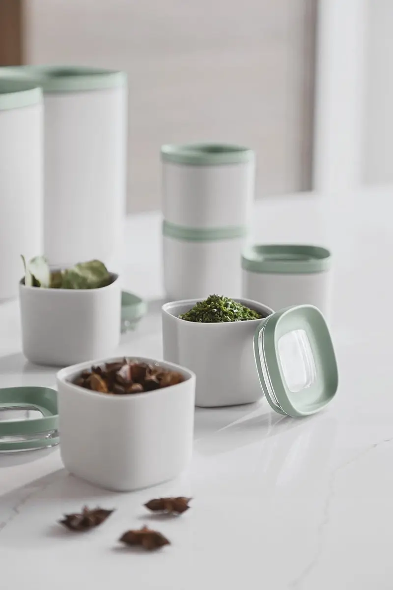 BergHOFF LEO 6-delige Voedselcontainer Set - Groen