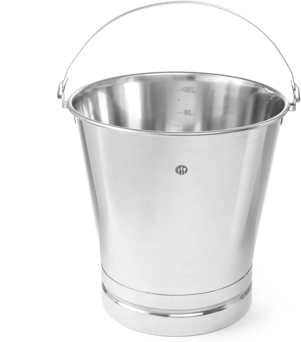 HENDI HT516683 Emmer 10L - Roestvrij staal