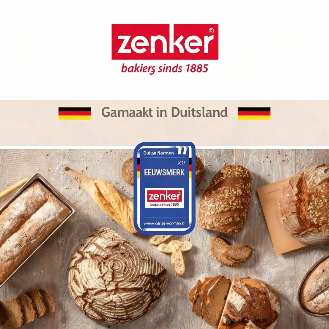 Zenker Bakset 2 Stokbroden 36x26cm - Siliconen - Zwart/Grijs