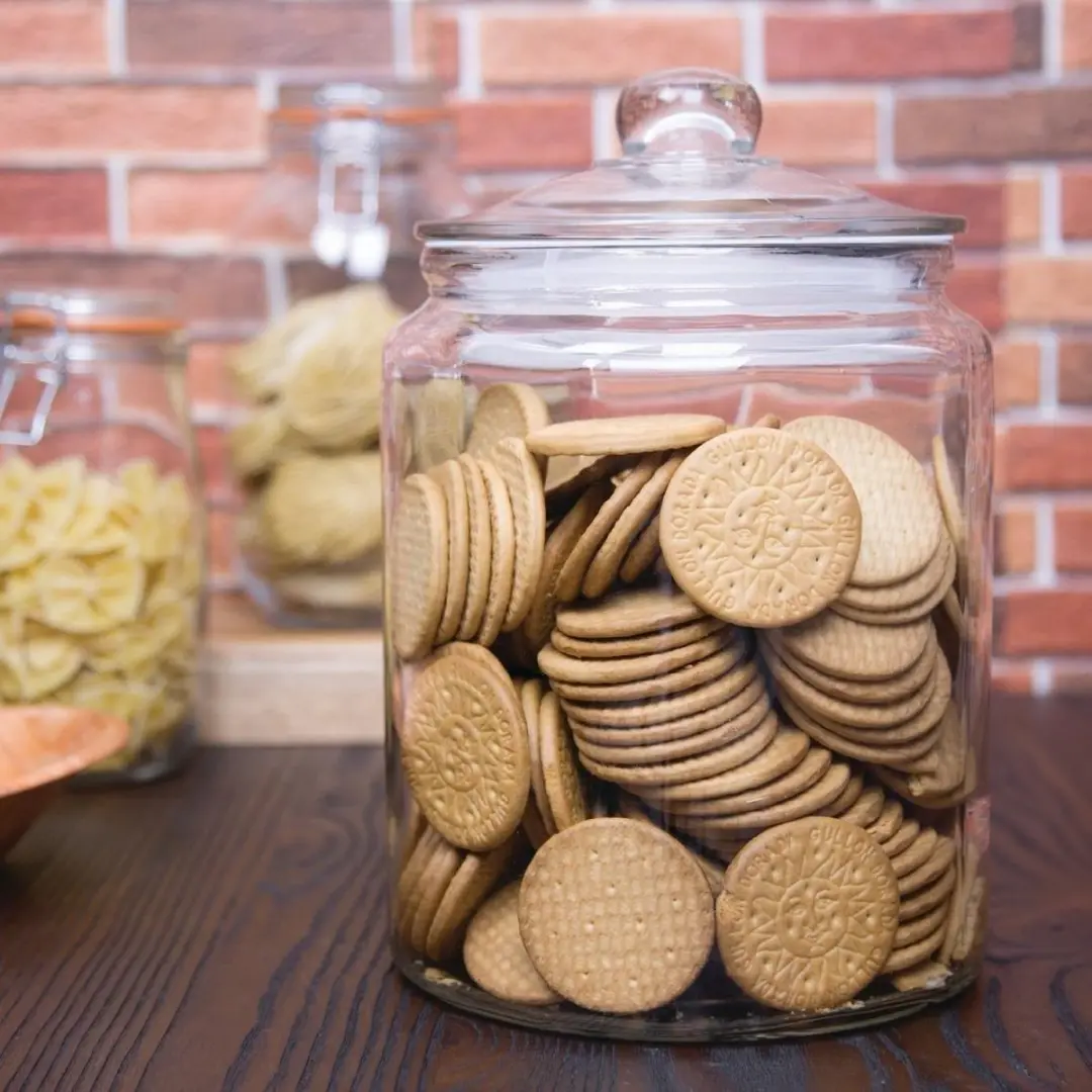 Olympia Biscotti Pot XL 6,2L - Ø20cm - Transparant