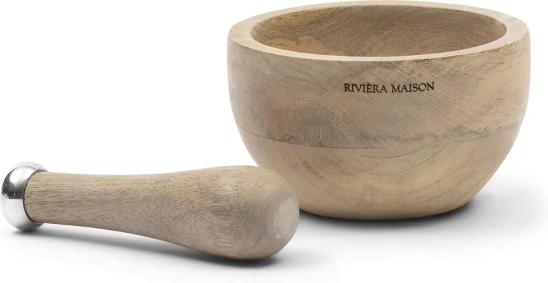 Riviera Maison Houten Kruidenstamper RM 544640 - Mangohout