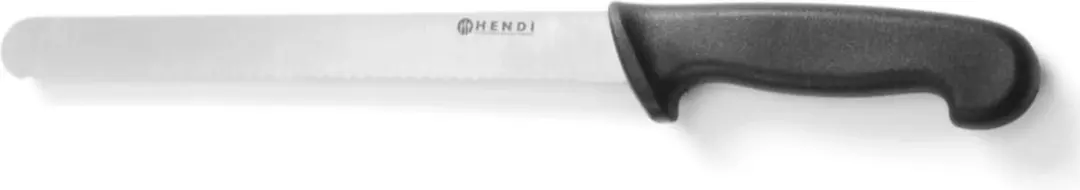 HENDI Broodmes Golfkartel 380mm - Zwart