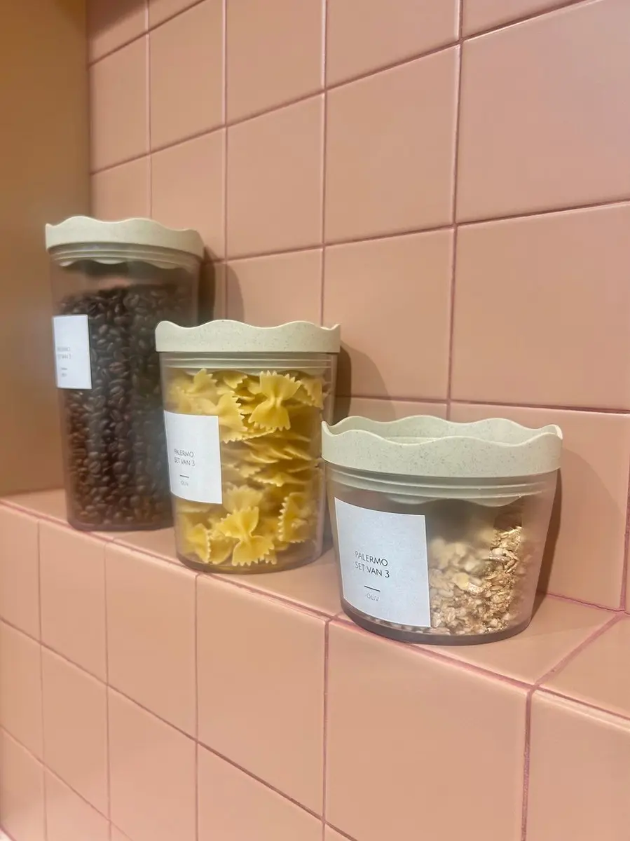 Koziol Prince Voorraadbussen Oslo Set - 3x 1,25L - Paars