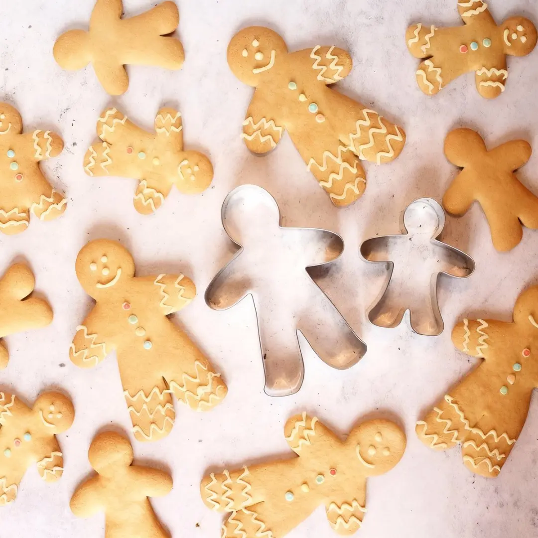 Zenker Uitsteekvormen Peperkoekmannetjes - 2 Stuks Roestvrij Staal