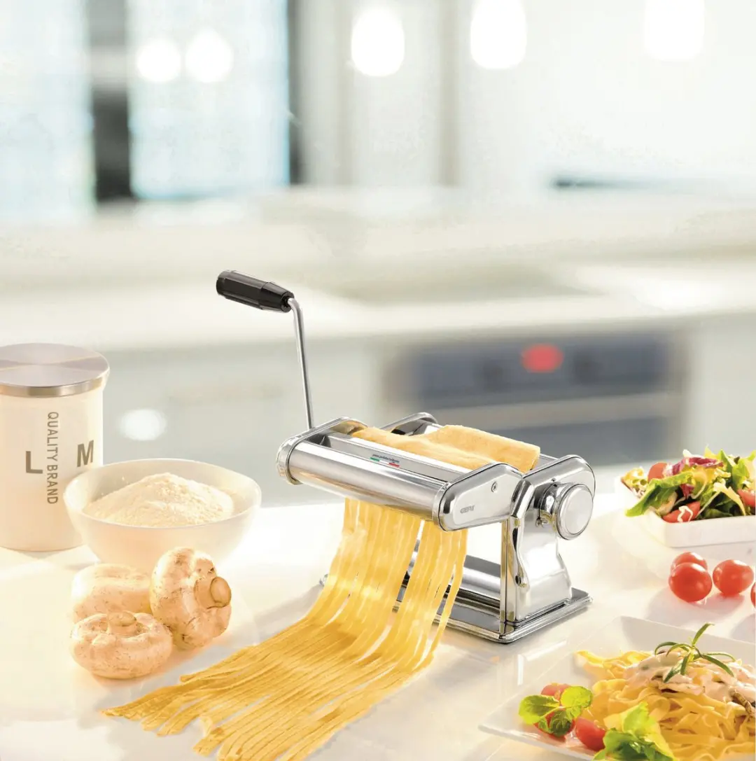 GEFU Pasta Perfetta Pastamachine 28240 - 6 Diktes - Zilver