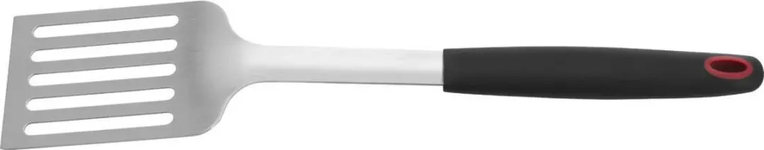 Westmark Barbecuespatel 43cm - Roestvrij staal - Zwart/Zilver/Rood