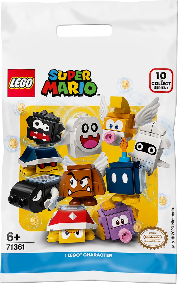 LEGO Super Mario Personagepakket Serie 1 - 71361 (Verrassingszakje, 1 Minifiguur per verpakking)