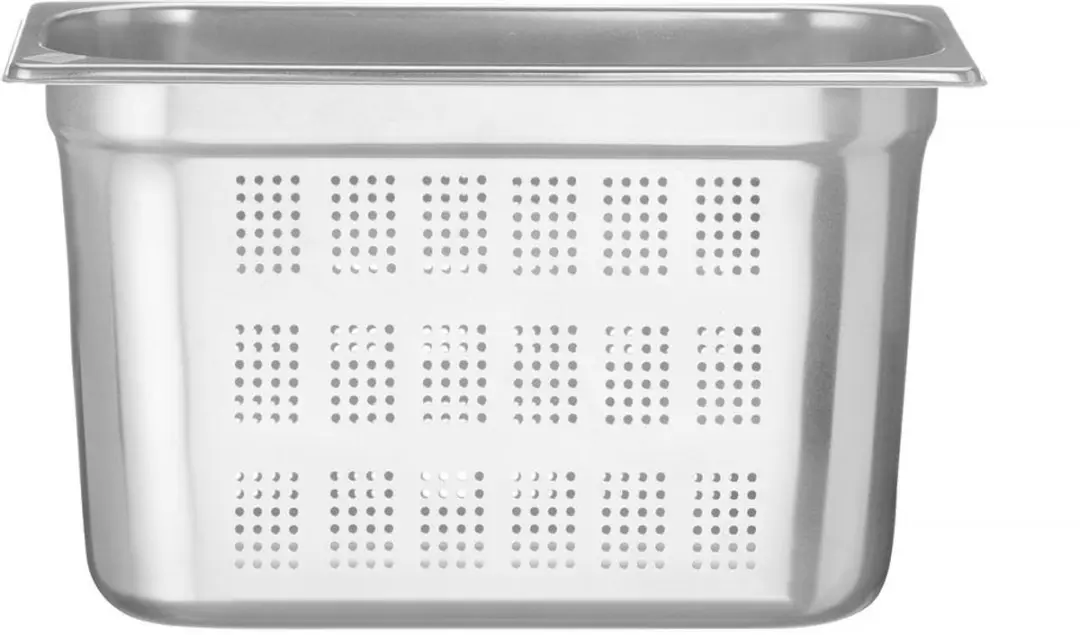 HENDI Gastronormbak 200mm - 7,8L - Geperforeerd - RVS