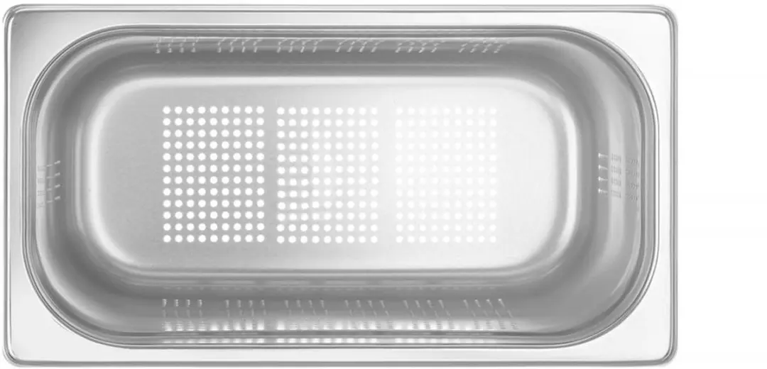 HENDI Gastronormbak 200mm - 7,8L - Geperforeerd - RVS