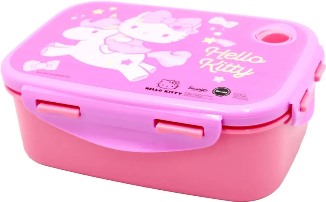 Hello Kitty Eenhoorn Broodtrommel 0.8L - Roze