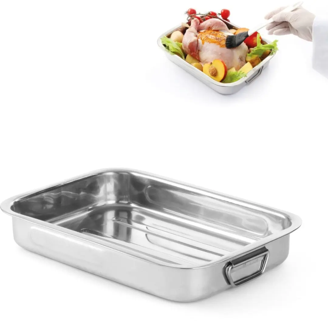 HENDI Diepe Braadslede HEN-508510 - 385x275x60mm