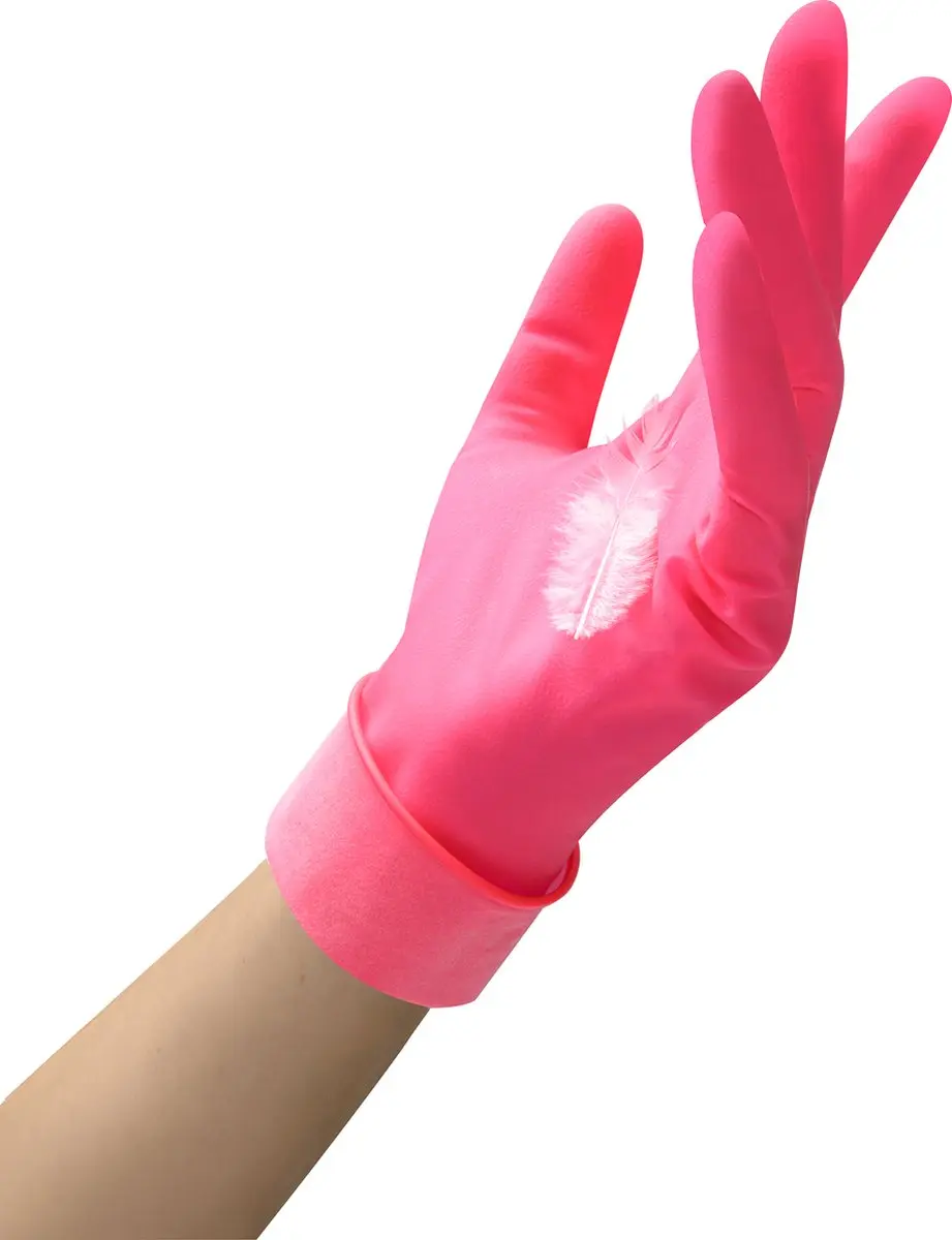Vileda Sensitive Easy Fit Nitril Handschoenen M - Roze