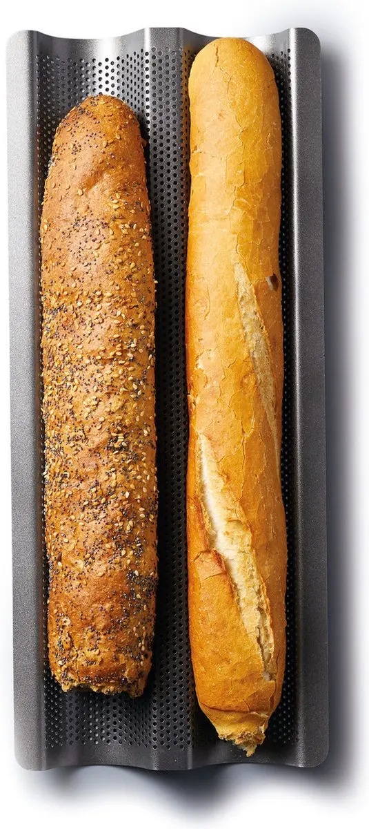 Masterclass Stokbroodvorm 39x16cm - Zwart