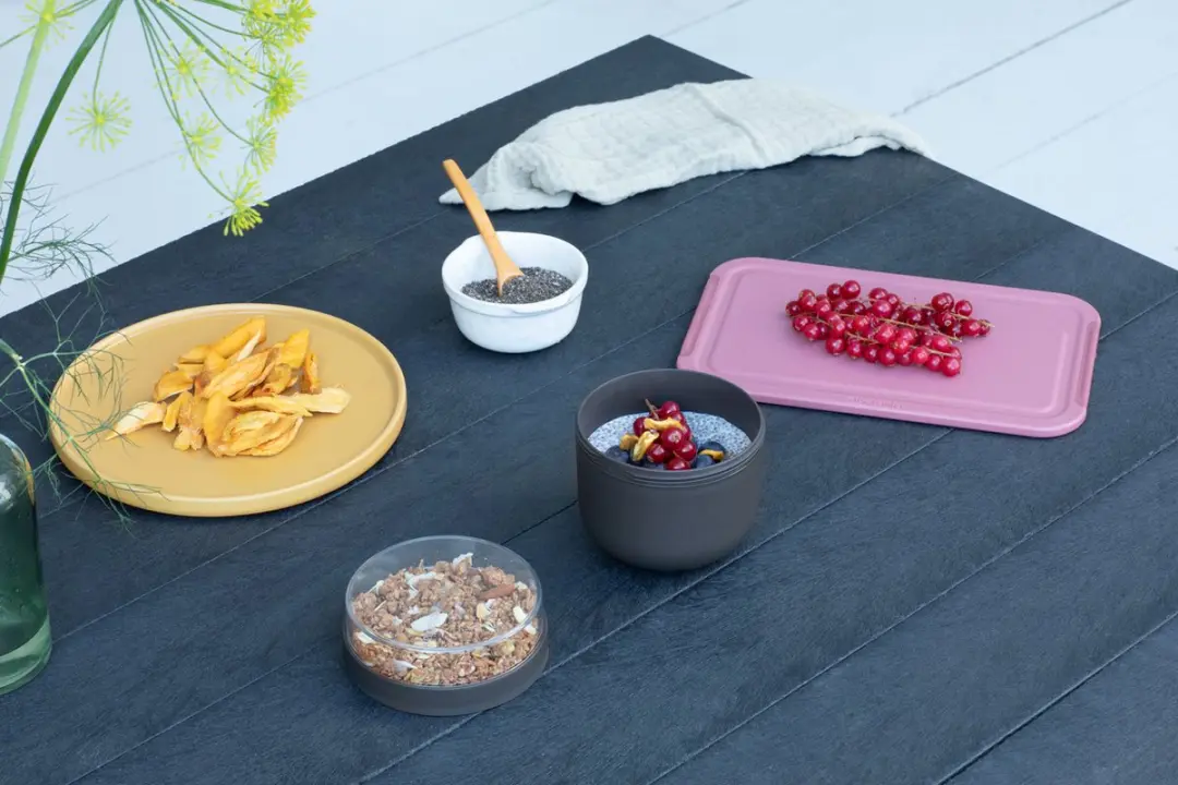 Brabantia Make & Take Yoghurtbeker To Go 500ml - 2-delig - Dark Grey - afbeelding 6 van 6